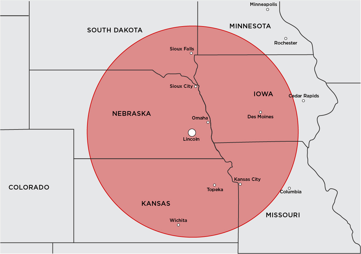 Nebraska. Local. definition of local map