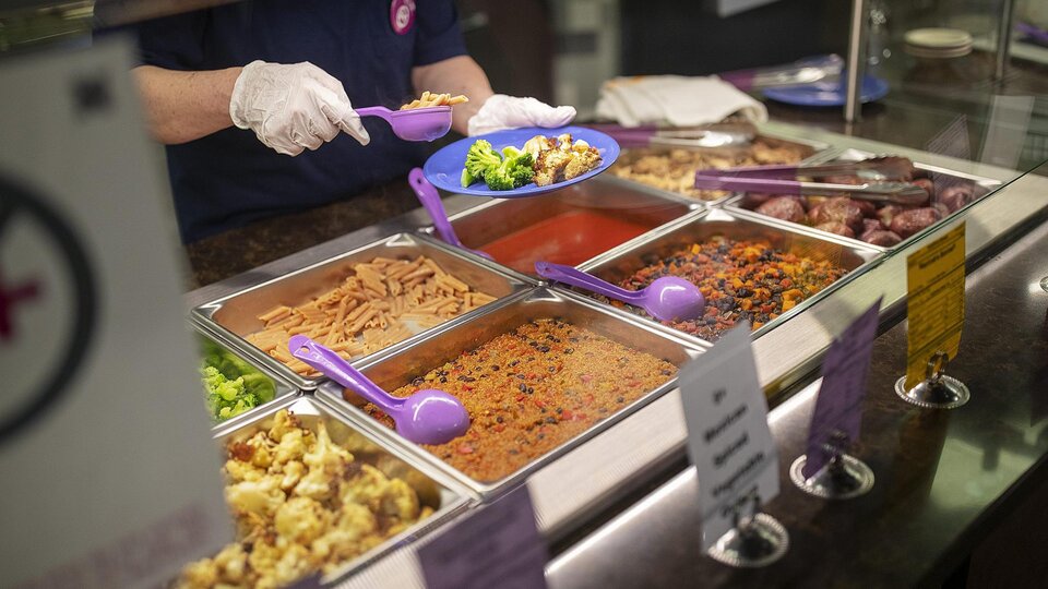 Selections on the 8+ line in the Harper Dining Center
