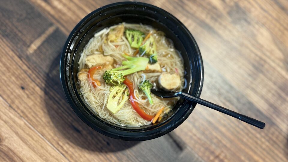 Moxie's Gluten-free Cafe noodle bowl